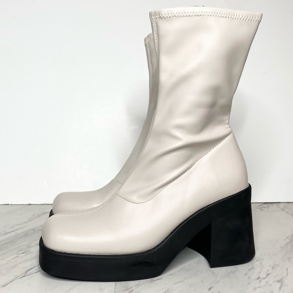 Steve Madden Klayton Square Toe Heeled Boot 10M